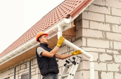 Pose et remplacement de gouttières à Malras